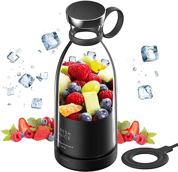 Compact & Versatile Electric Juicer: Your Go-To Mini Blender for Fresh Smoothies and Milkshakes
